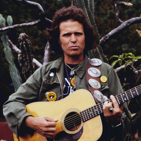 Country Joe McDonald, aka Joseph McDonald, amerikanischer Gitarrist, Folk Musik und Rock SŠnger, TV Auftritt, Deutschland, 1981.