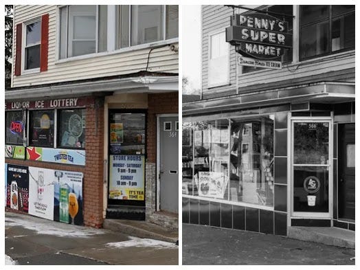 Then & Now: Penny's Market, 366 Hamilton St., Worcester