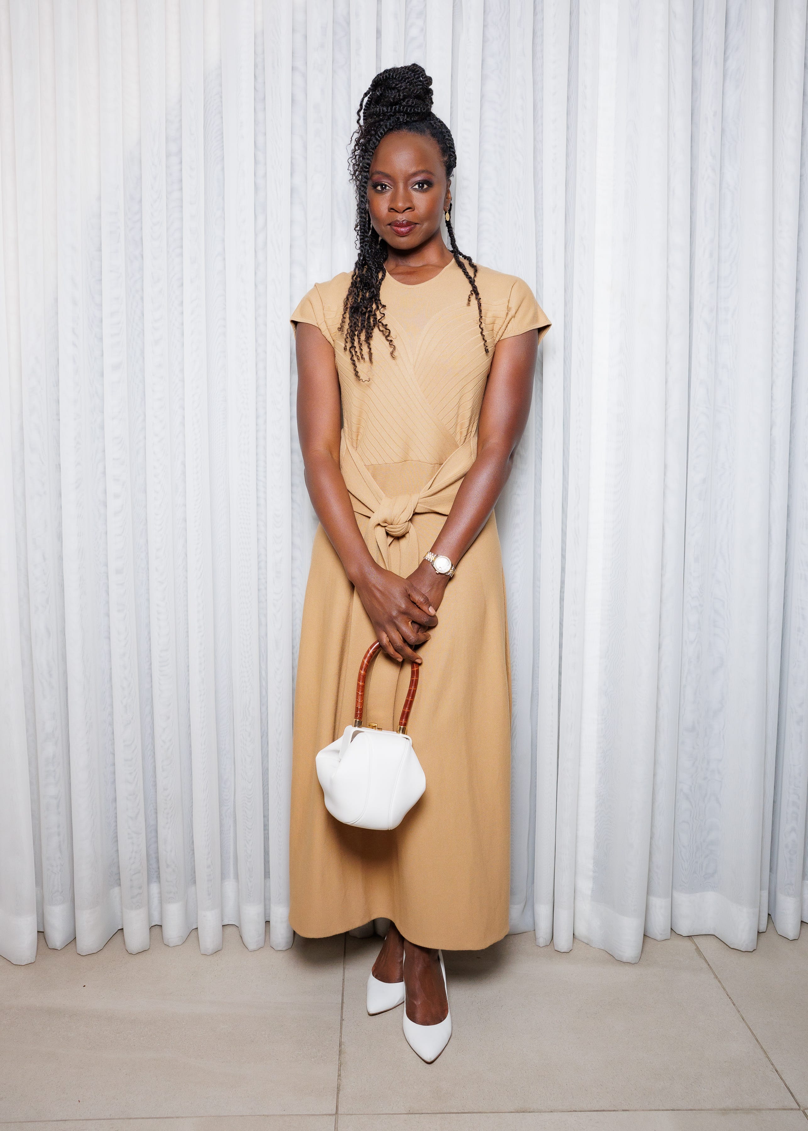 <p style="margin: 0px;">Danai Gurira attends an ILIA Beauty event in Los Angeles.</p>