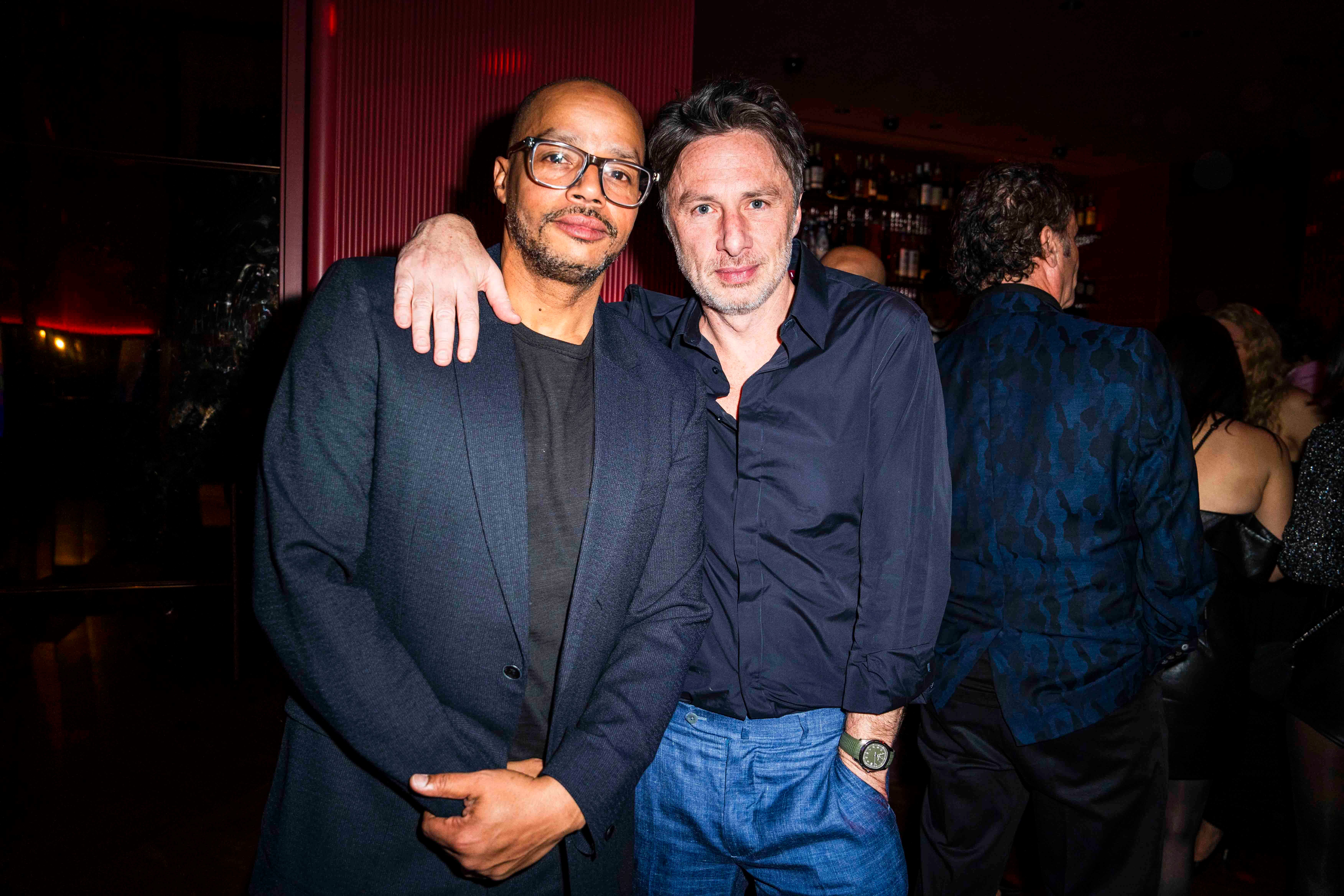 <p style="margin: 0px;">Donald Faison and  Zach Braff attend Zero Bond preview weekend in Las Vegas. </p>