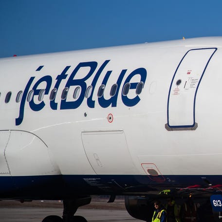 The inaugural JetBlue flight touched down in Tallahassee, Florida, on Thursday, Jan. 4, 2024. The airline will now offer direct flights to and from Tallahassee.