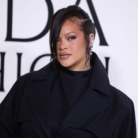 Rihanna attends the CFDA (Council of Fashion Designers of America) Fashion Awards at the American Museum of Natural History in New York on Nov. 3, 2025.