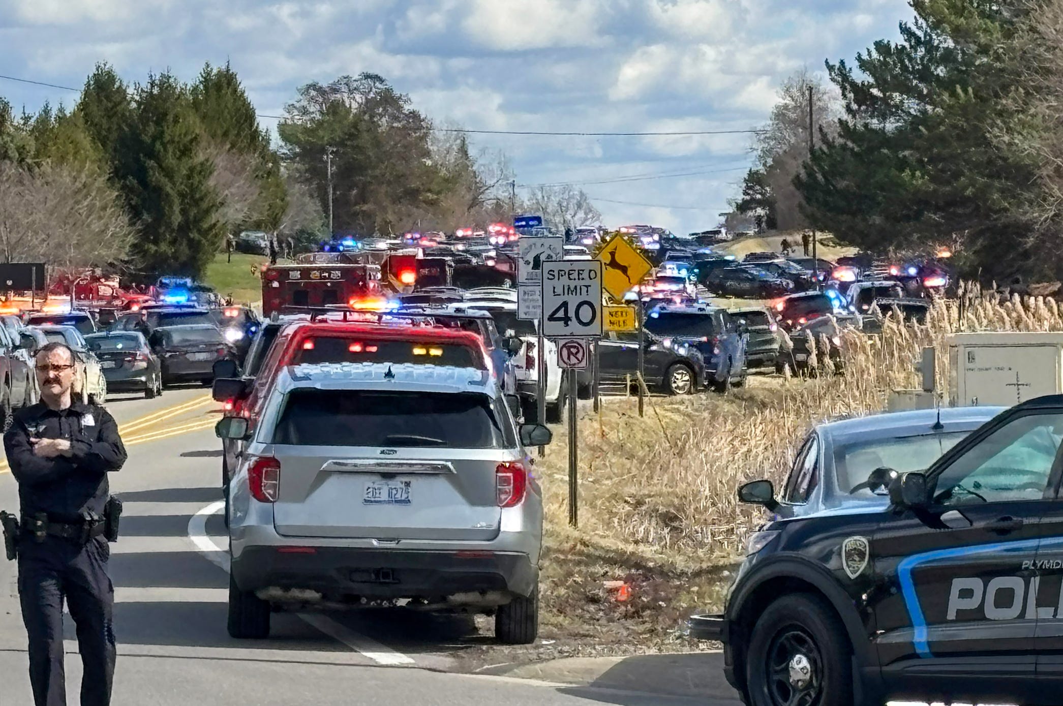Multiple law enforcement agencies are responding to reports of an active shooter at a synagogue in West Bloomfield Township, Michigan.