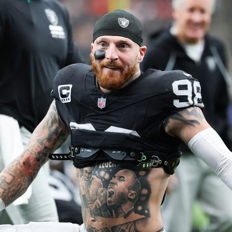 Las Vegas Raiders defensive end Maxx Crosby.