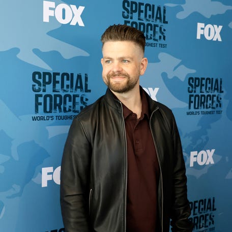 Jack Osbourne attends the red carpet for Fox's "Special Forces: World's Toughest Test" at Fox Studio Lot on Sept. 12, 2023, in Los Angeles.