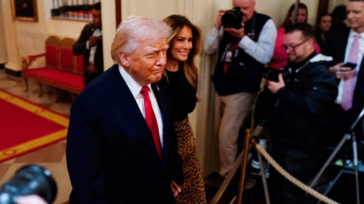 Trump, Melania speak during Women's History Month event at White House