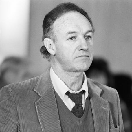 Gene Hackman, shown in 1985, starred as basketball coach Norman Dale in "Hoosiers."
