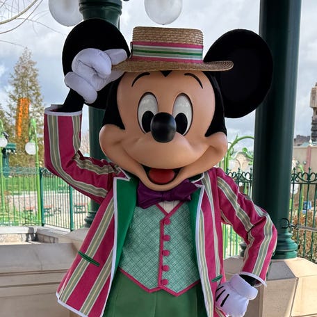 Guests can meet Mickey Mouse in new Victorian-inspired attire in Disney Adventure World.