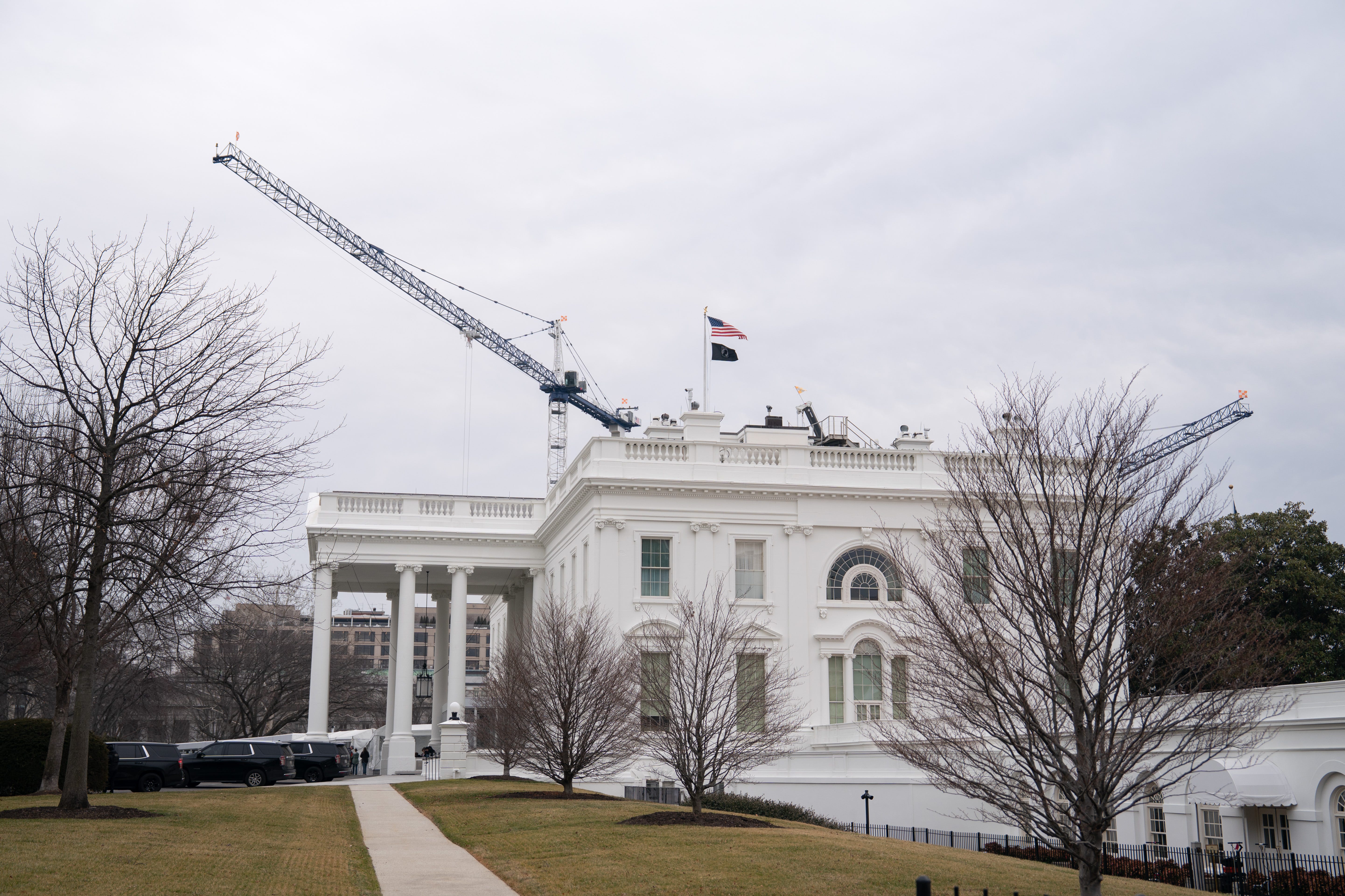 Next White House Project Could Be New Entrance Columns