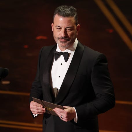 Jimmy Kimmel speaks onstage during the 98th Academy Awards at the Dolby Theatre in Los Angeles on March 15, 2026.