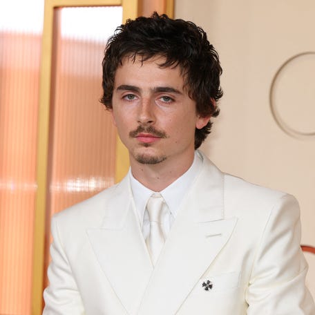 Timothee Chalamet attends the Oscars at the Dolby Theatre in Hollywood, California, on March 15, 2026.