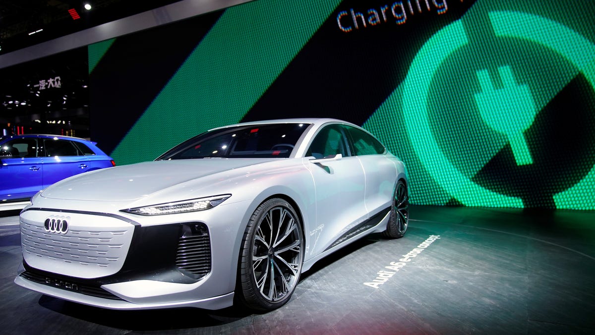The Audi A6 e-tron concept electric vehicle. REUTERS/Aly Song