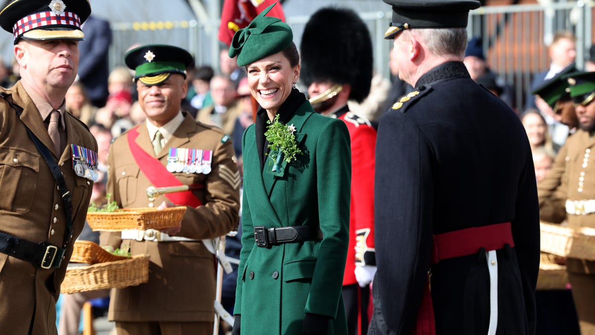 Princess Kate steps out in all green for St. Patrick's Day parade
