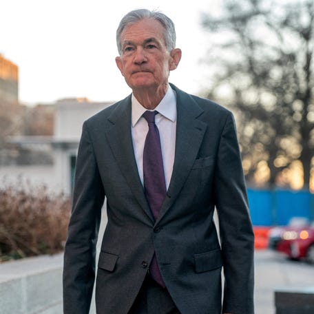 Federal Reserve Chair Jerome Powell arrives at the U.S. Federal Reserve in Washington, U.S., January 13, 2026. REUTERS/Nathan Howard