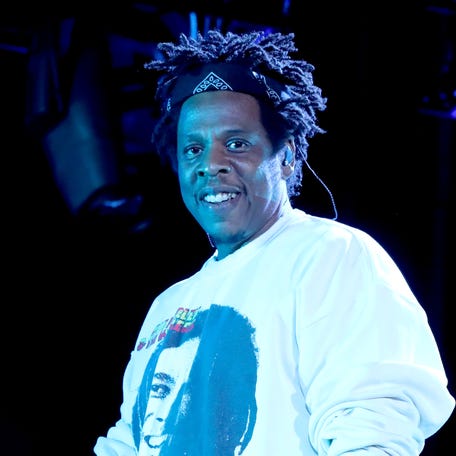 Jay-Z performs at Something in the Water day two on April 27, 2019, in Virginia Beach City.