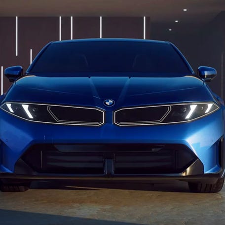 The 2027 BMW i3 electric car is parked.