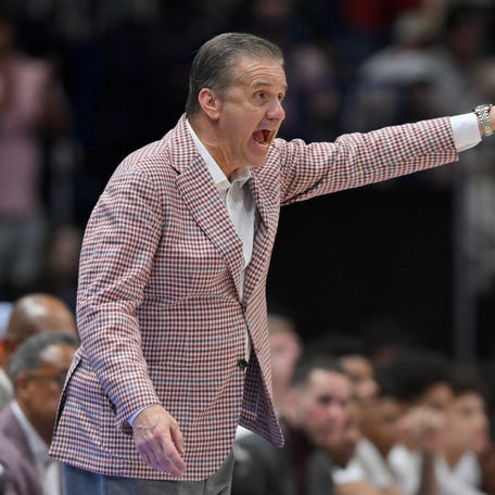 Arkansas Razorbacks head coach John Calipari.