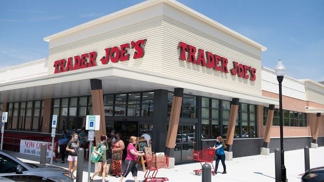 Trader Joe's in the wealthy community of Cherry Hill, New Jersey, in a 2020 file photo.