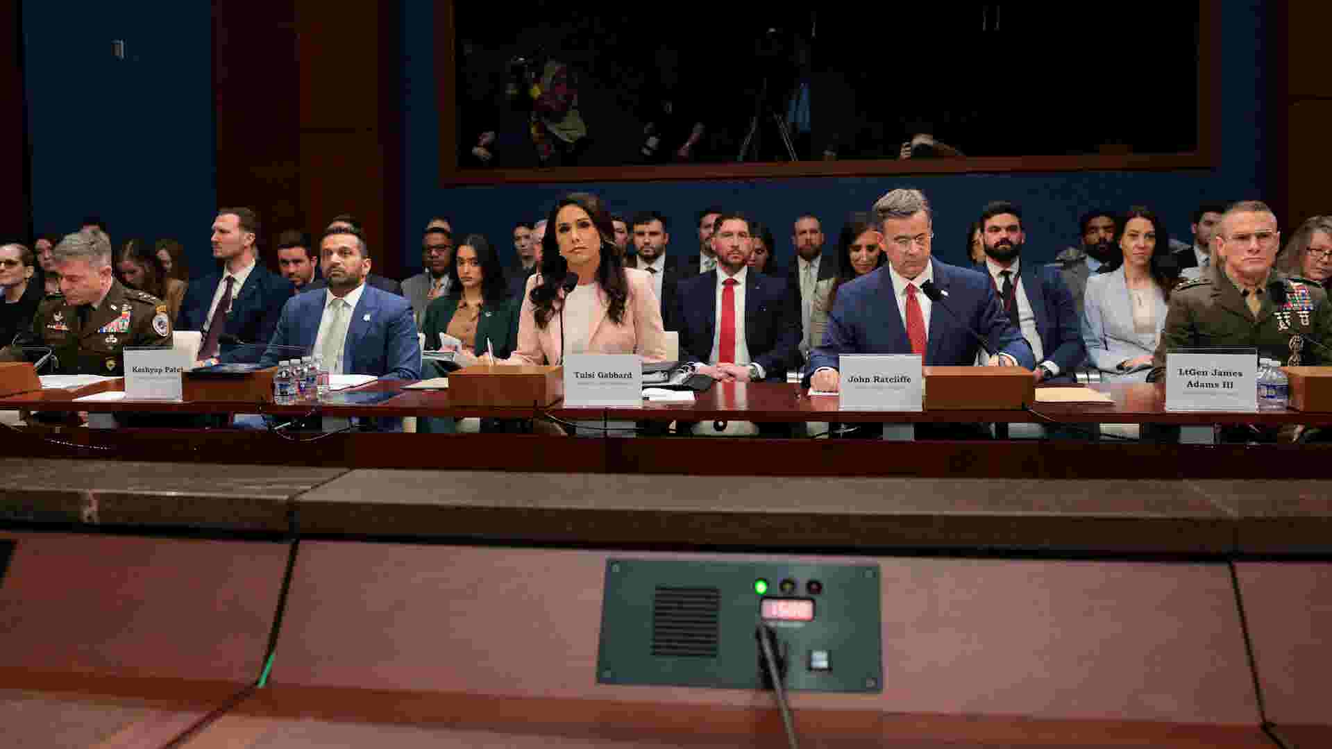 Intelligence chiefs face tough questions on day two of threat briefing