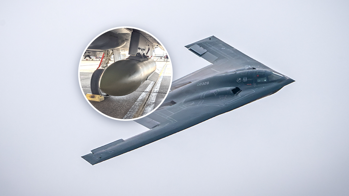 The Air Force's new GBU-72 bunker busters breaks ground in Iran.