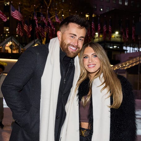 Jordan Ngatikaura and Jessi Ngatikaura of "The Secret Lives of Mormon Wives" Season 3 attend a tastemaker event in New York City, Nov. 11, 2025.