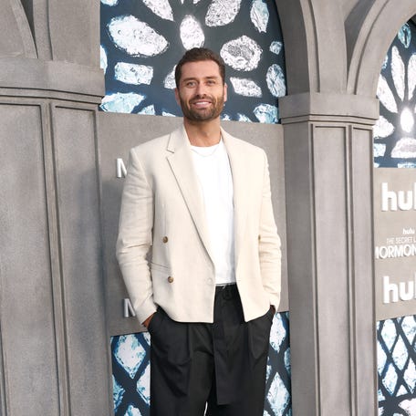 Dakota Mortensen attends the Los Angeles premiere of Hulu's "The Secret Lives Of Mormon Wives" Season 2 at Paramount Studios on May 9, 2025.