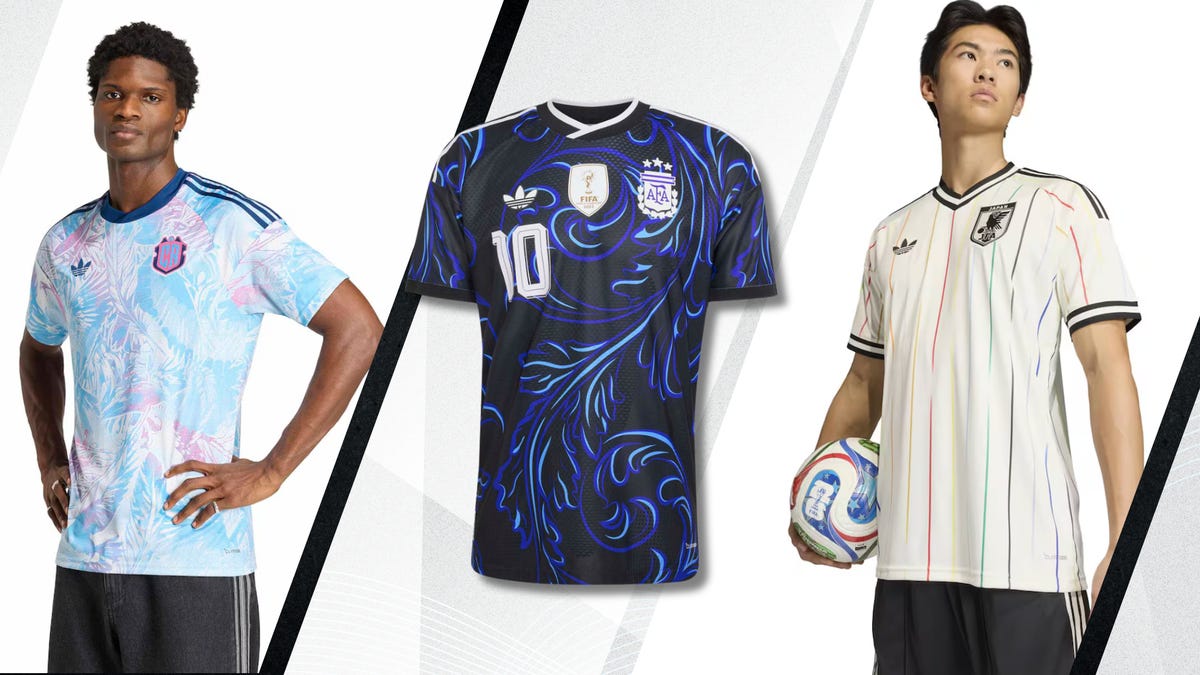 Nuevas camisetas de la Copa del Mundo acaban de ser lanzadas incluyendo Argentina, México, y más