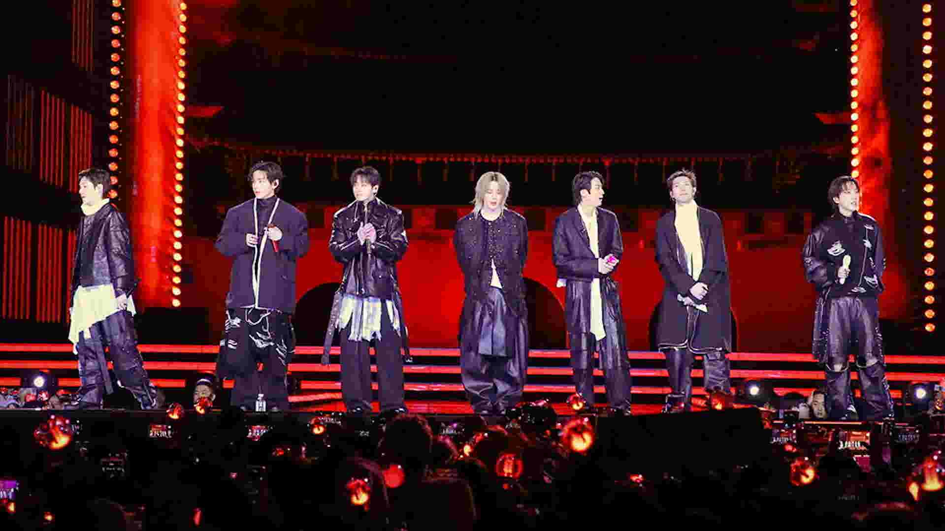 Watch BTS perform new single "Swim" from comeback album "Arirang"