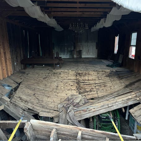 A floor collapsed at a New Hampshire wedding venue on Saturday, March 21, sending nearly 70 guests into the basement of the building and injuring multiple people.