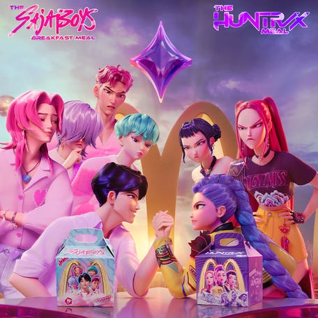 McDonald's has dueling 'KPop Demon Hunters' adult meals coming to restaurants March 31.