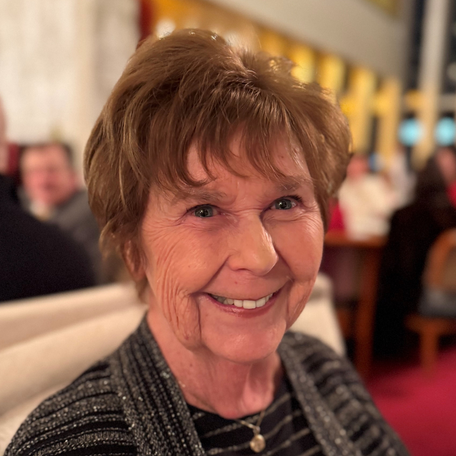 Nancy Guthrie, left, was reported missing from her Tucson, Arizona-area home on Feb. 1, 2026. Supporters have left signs and flowers outside her Catalina Foothills home in the hopes of her return or recovery.