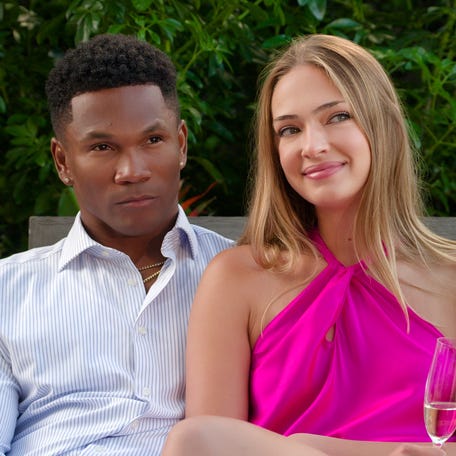 Age of Attraction. (L to R) Derrick Fleming, Pfeifer Hill in episode 105 of Age of Attraction. Cr. Courtesy of Netflix © 2026