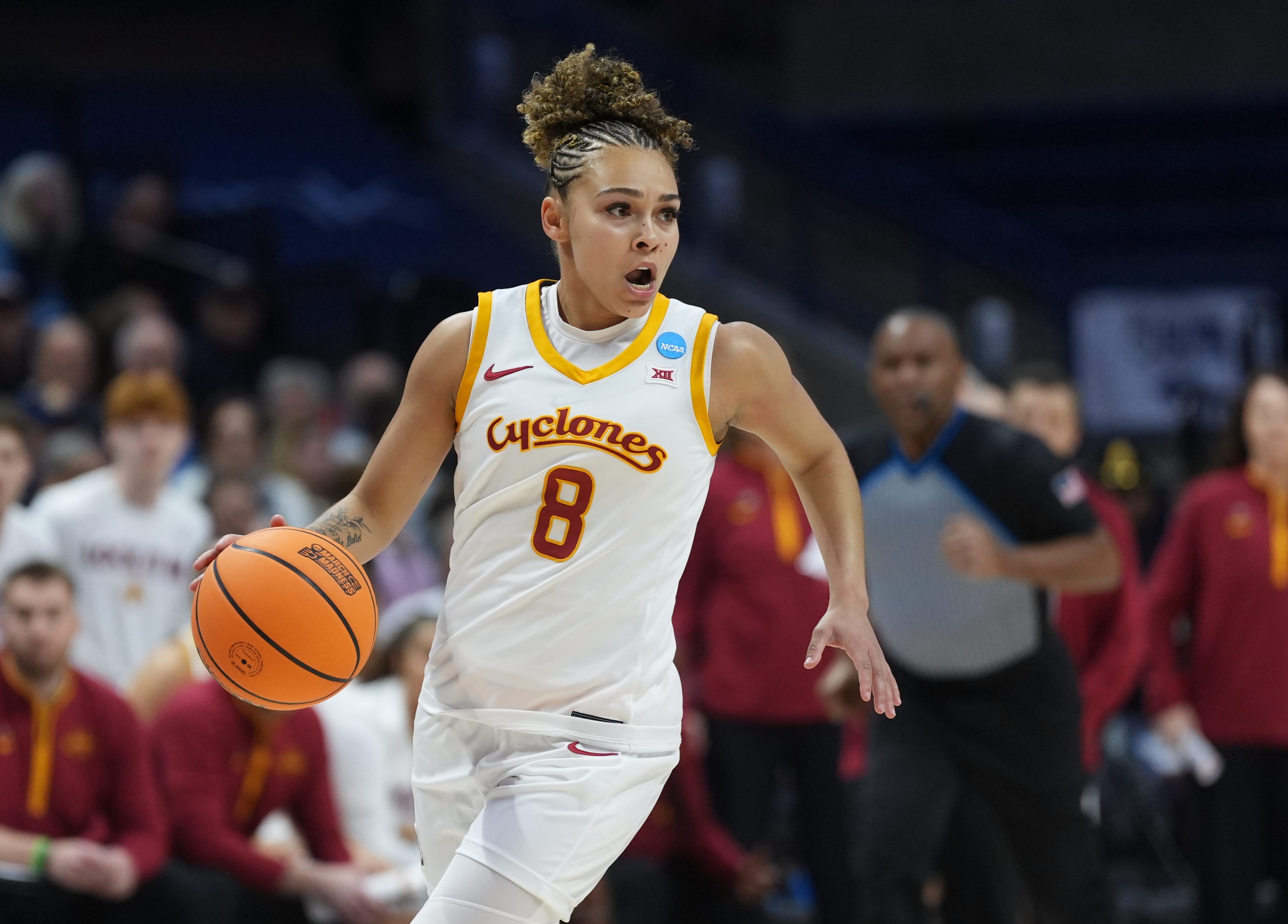 Iowa State's first-round exit from the 2026 Women's NCAA Tournament has triggered a mass exodus, with eight players entering the transfer portal.