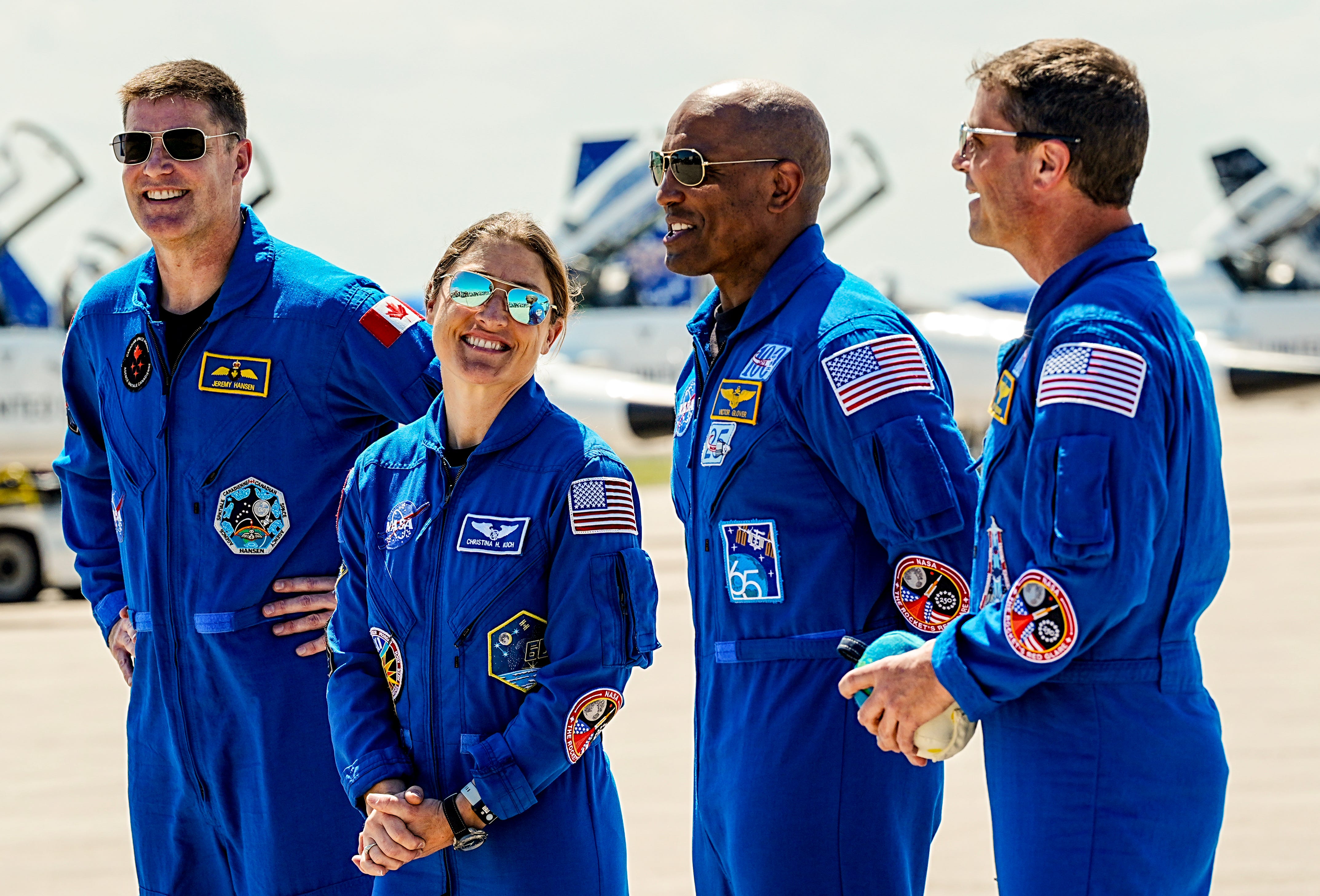 The Artemis II crew includes the first Black man, woman, and Canadian on a moon mission.