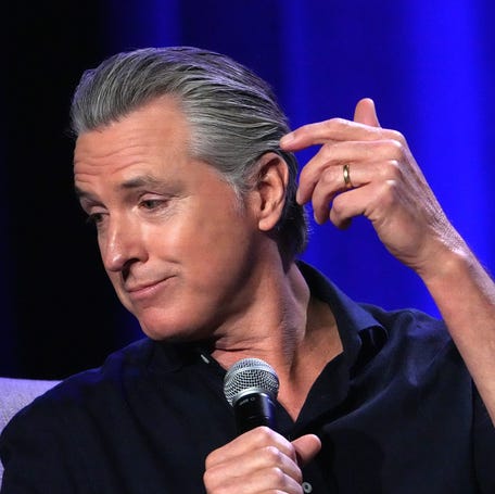 California Gov. Gavin Newsom brings his book tour to Portsmouth, New Hampshire, on March 5, 2026.