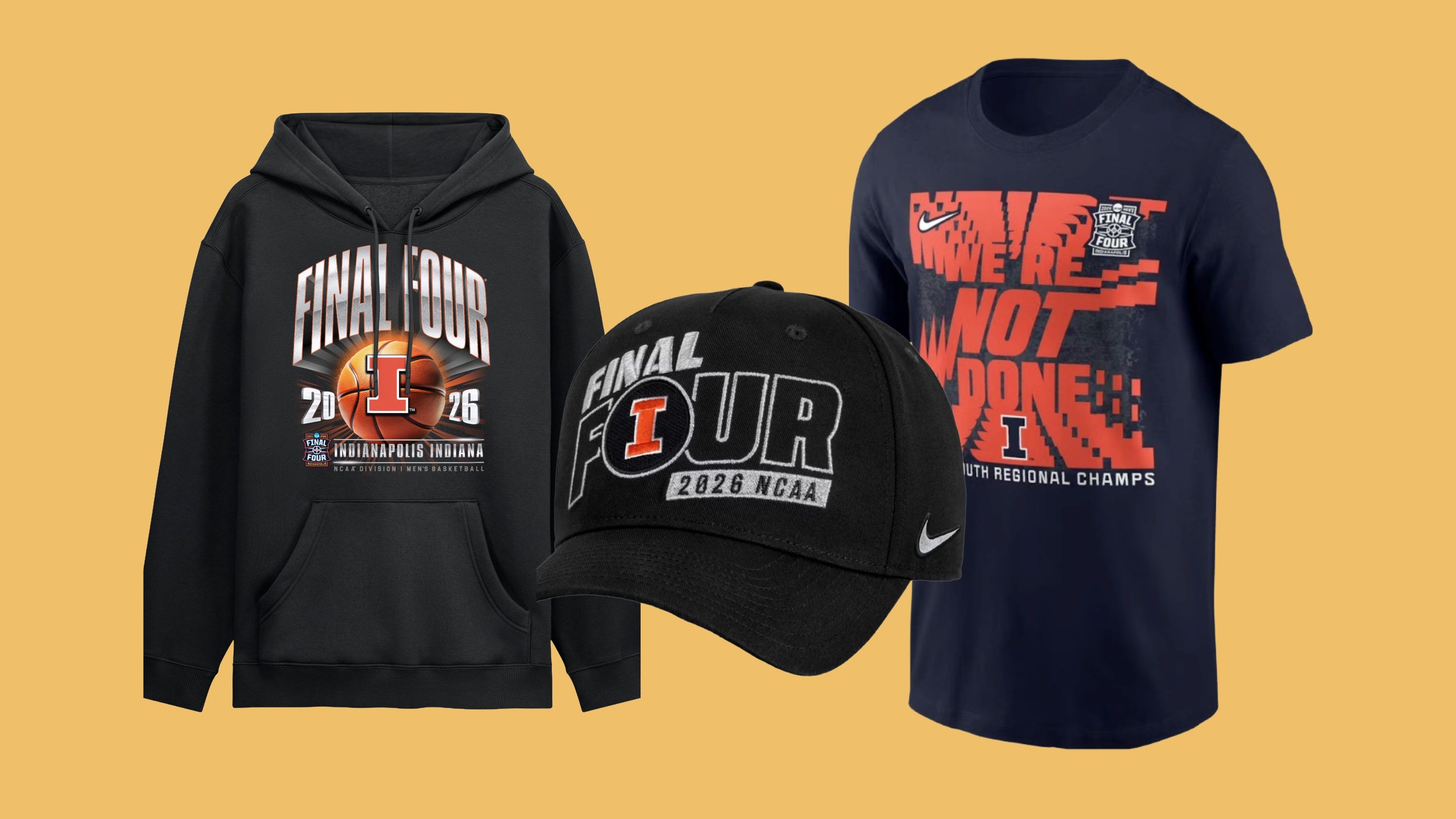 Illinois advanced to the Final Four after defeating Iowa on Saturday night. Here's how to get the new Illinois Final Four gear as seen on TV.