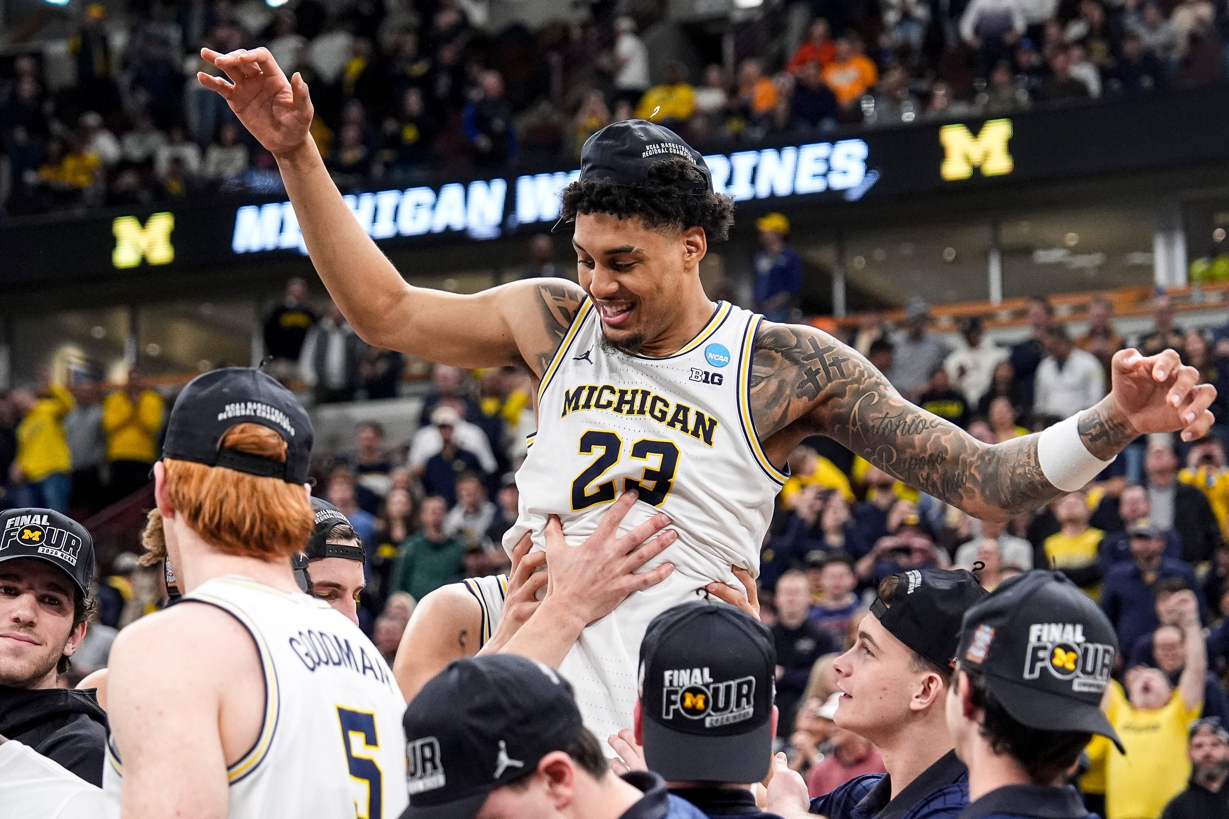 Yaxel Lendeborg was the engine behind Michigan's win over Tennessee in the Elite Eight and he might be the Final Four's most irresistible star.