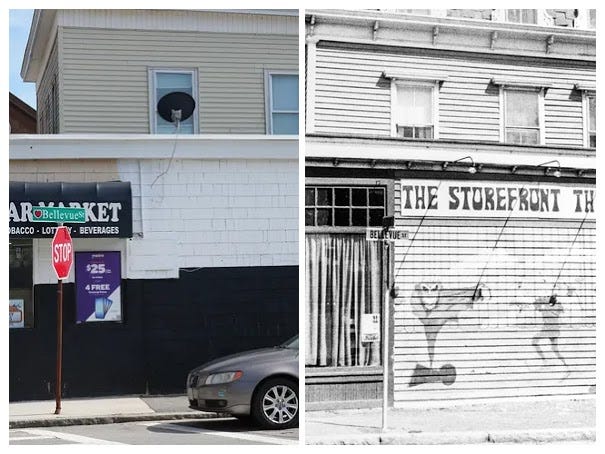 Then & Now: Storefront Theatre, 418-422 Pleasant St., Worcester