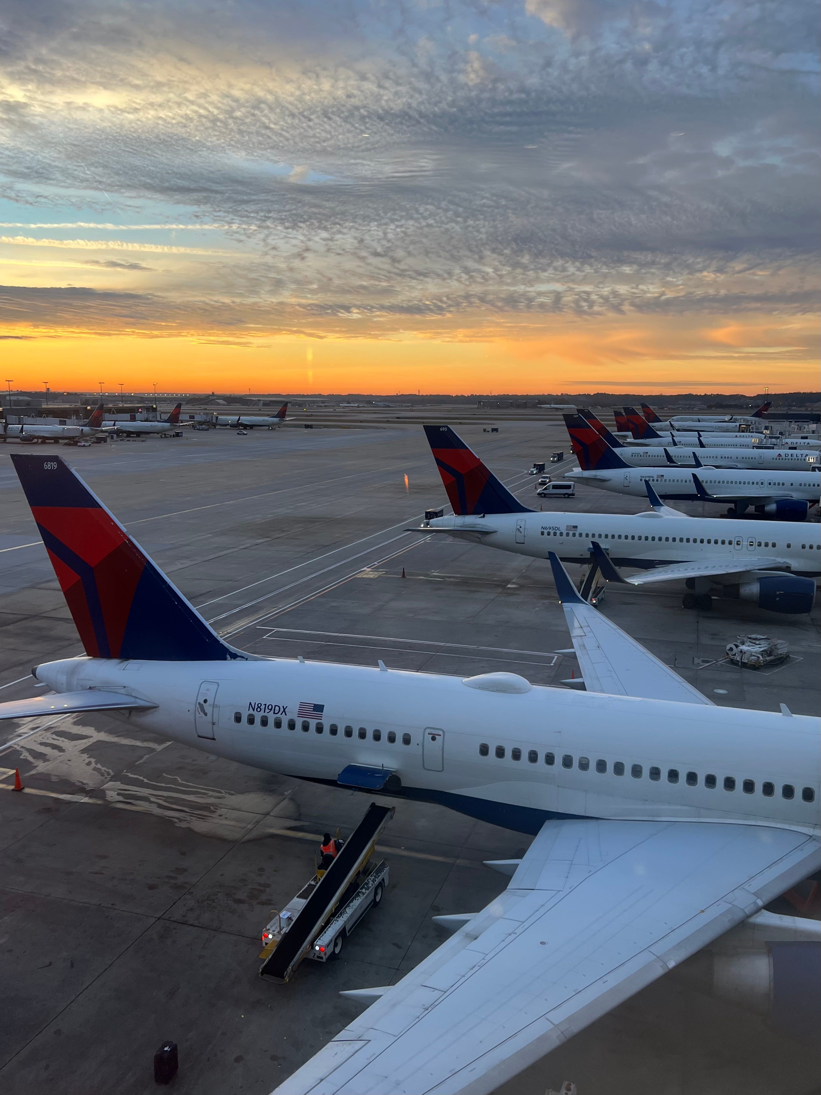 A Delta flight from Brazil to Atlanta made an emergency landing after a mechanical issue with its left engine.