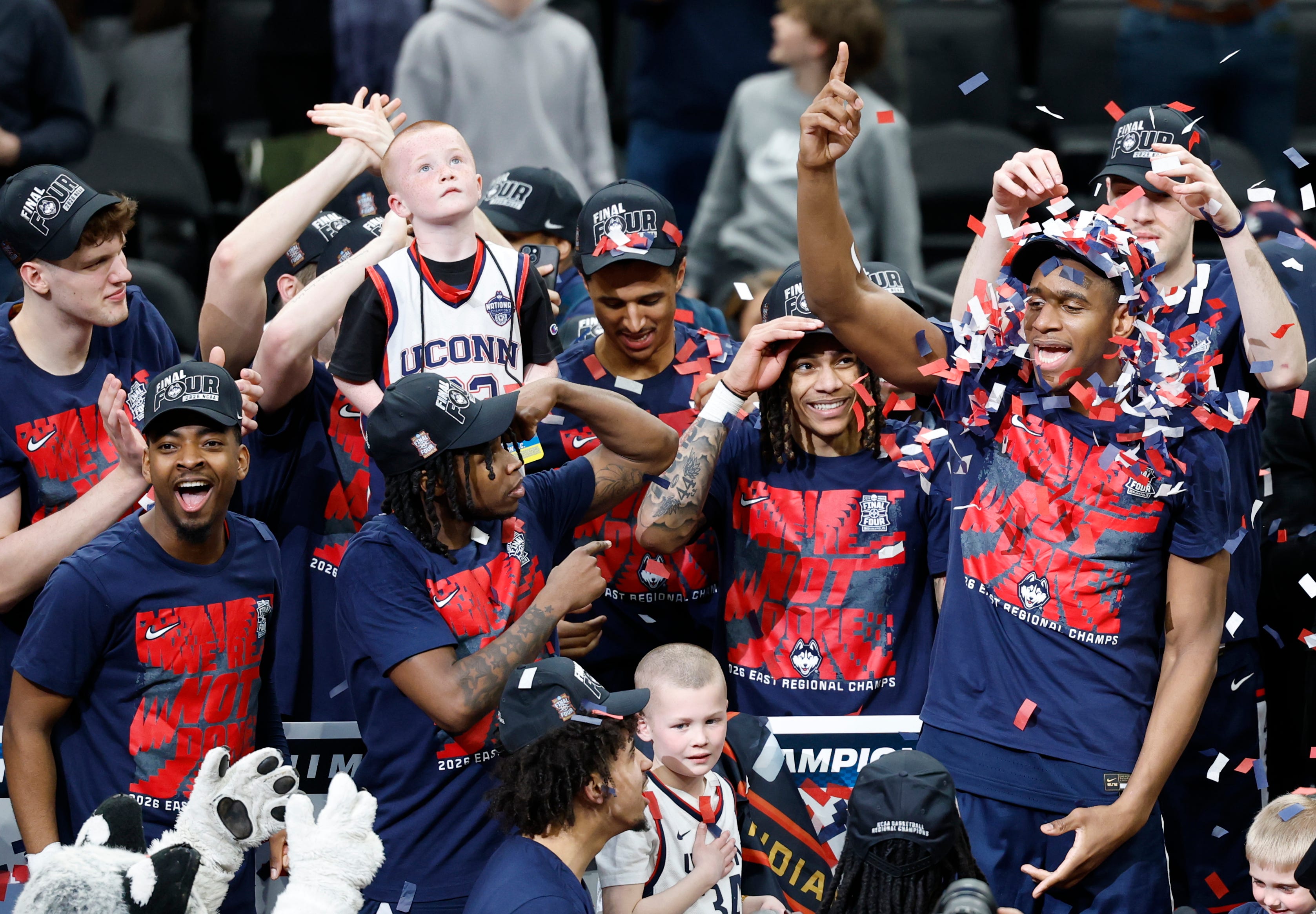 Jordan’s Furniture will be on the hook for $50 million if the UConn men's and women's basketball teams each play for the NCAA title.