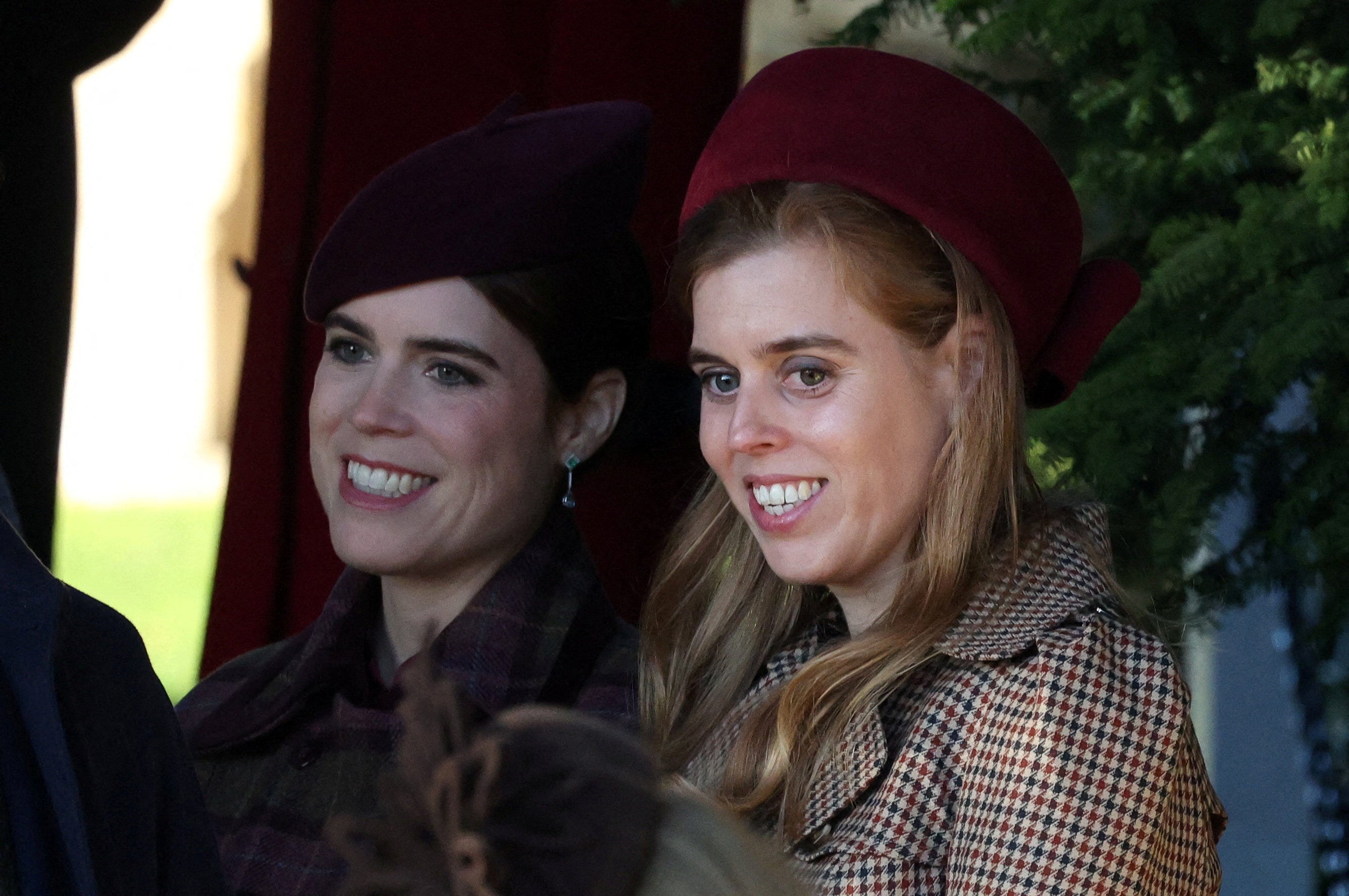Princesses Beatrice and Eugenie skipped the royal family's Easter church service after their father Prince Andrew's arrest.