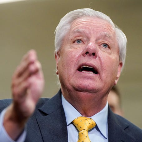 U.S. Senator Lindsey Graham (R-SC) speaks to reporters, on the day of classified briefings for the full U.S. Senate and House of Representatives on the situation in Iran, on Capitol Hill in Washington, D.C. on March 3, 2026.