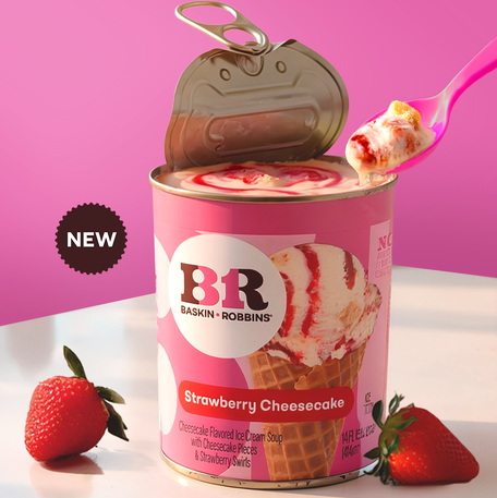 Baskin-Robbins is serving up Ice Cream Soup for April Fools' Day.