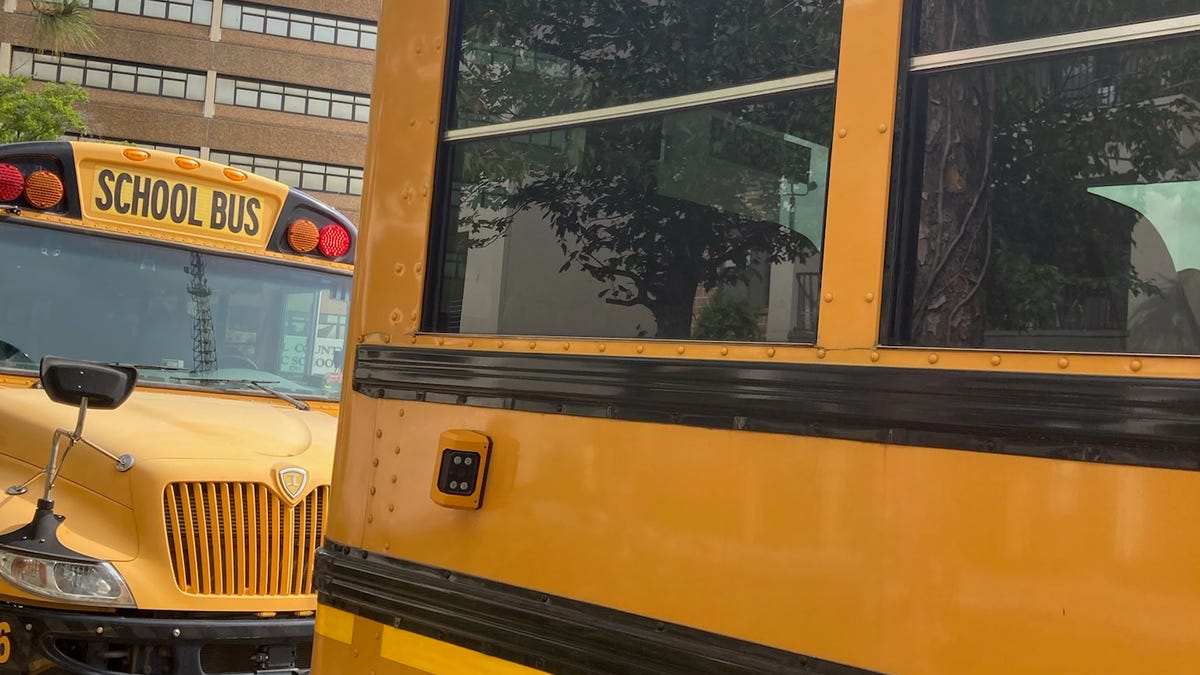 School bus camera view