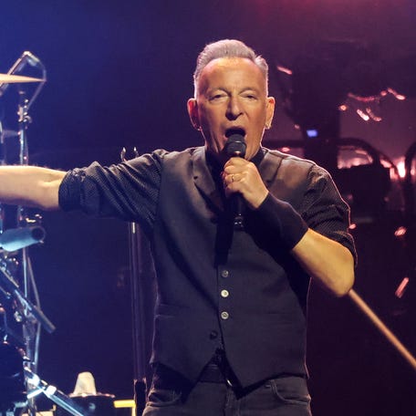 Bruce Springsteen & The E Street Band perform during Land of Hope & Dreams American Tour at Target Center on March 31, 2026 in Minneapolis.