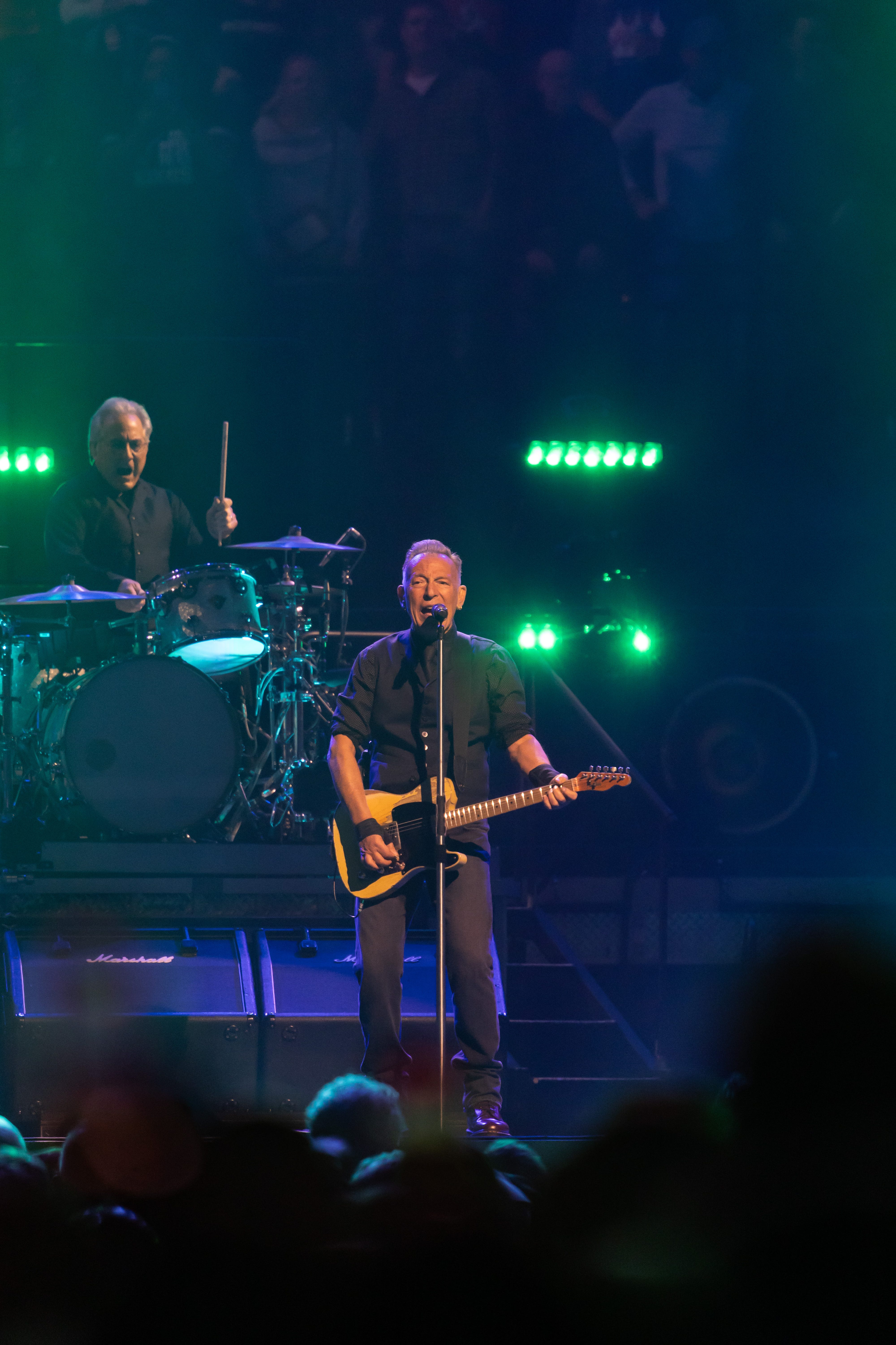 Bruce Springsteen's intense messaging is balanced with his joy of music on the Land of Hope & Dreams American Tour. See the full setlist.