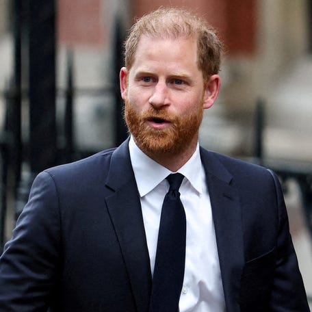 Prince Harry arrives at the High Court in London on Jan. 22, 2026, during the first week of a nine-week trial lawsuit against Daily Mail publisher Associated Newspapers, which Prince Harry and others are suing over allegations of privacy breaches dating back 30 years.