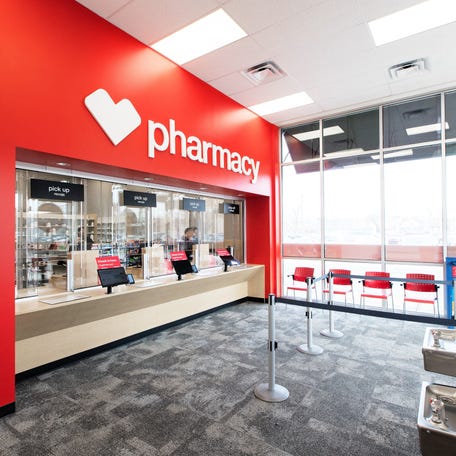 The inside of the newly opened CVS pharmacy-only location in Chicago.