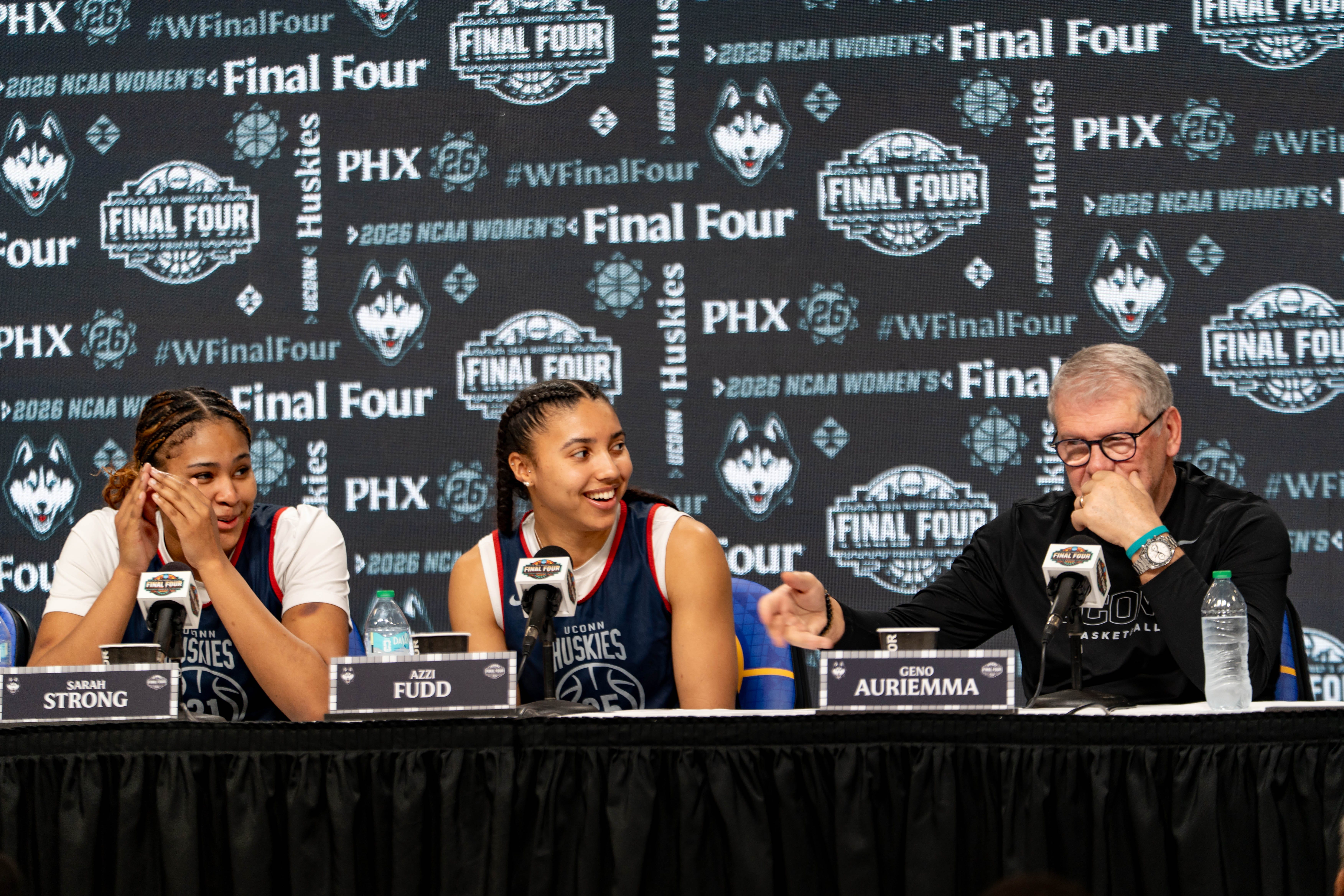 The UConn women's basketball team has talked all season about how it isn't worried about stats or individual accolades. It's more worried about winning.