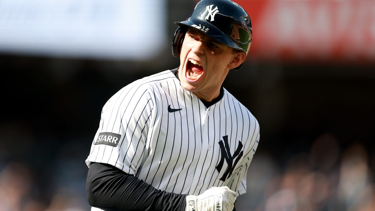 Aaron Judge and Ben Rice home runs highlighted the moments behind the Yankees’ home opener win. Photos capture the swings, reactions and finishes.